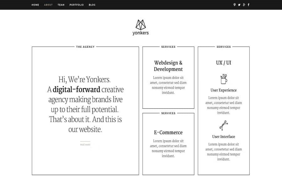 YONKERS – TRENDY PORTFOLIO JOOMLA TEMPLATE